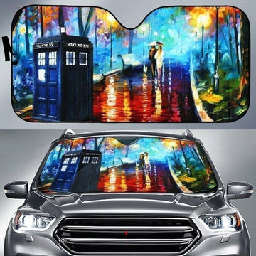 Tardis Telephone Doctor Who Car Sun Shade-Gear Wanta