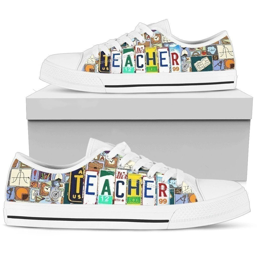 Teacher Sneakers Women Low Top Shoes Teacher Gift Idea NH09-Gear Wanta