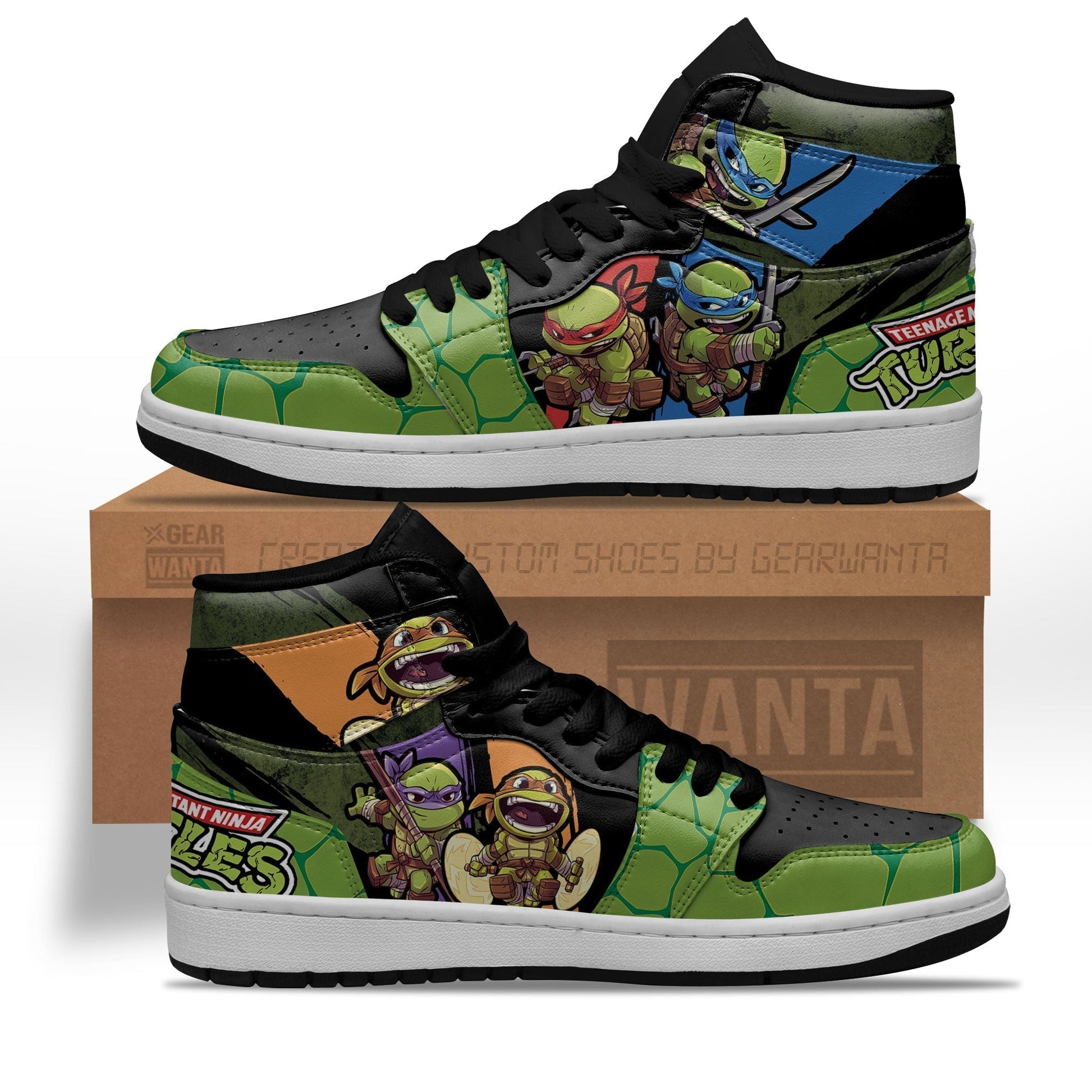 Teenage Mutant Ninja Turtles Sneakers Custom Style-Gear Wanta