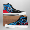 Tennessee Titans High Top Shoes Custom For Fans-Gear Wanta