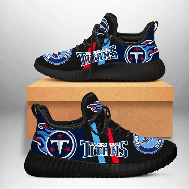 Tennessee Titans 2 Shoes Black Shoes Fan Gift Idea Runnin-Gear Wanta