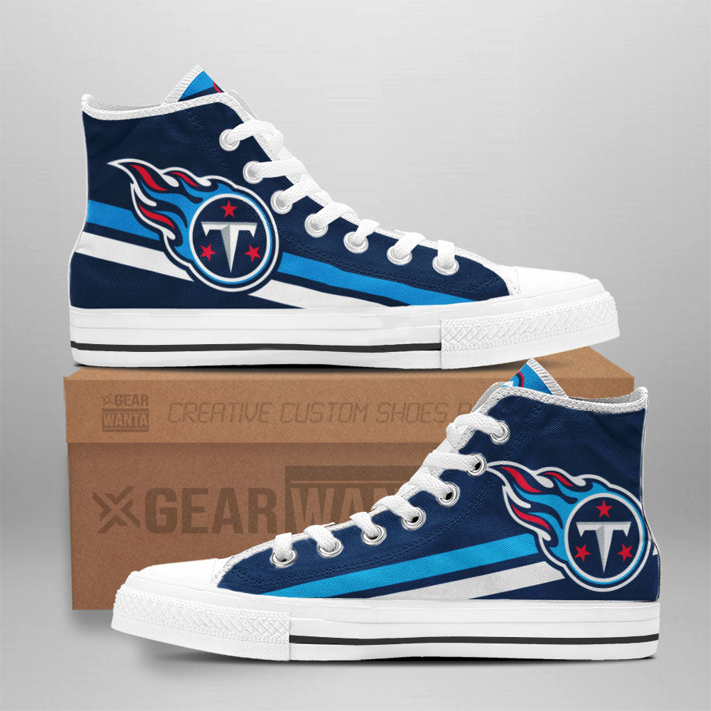 Tennessee Titans High Top Shoes Custom-Gear Wanta