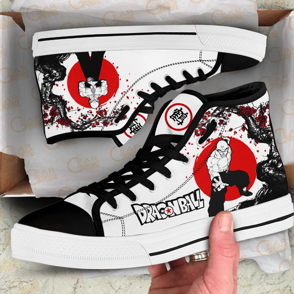 Tenshinhan High Top Shoes Dragon Ball Anime Sneakers Japan Style-Gear Wanta