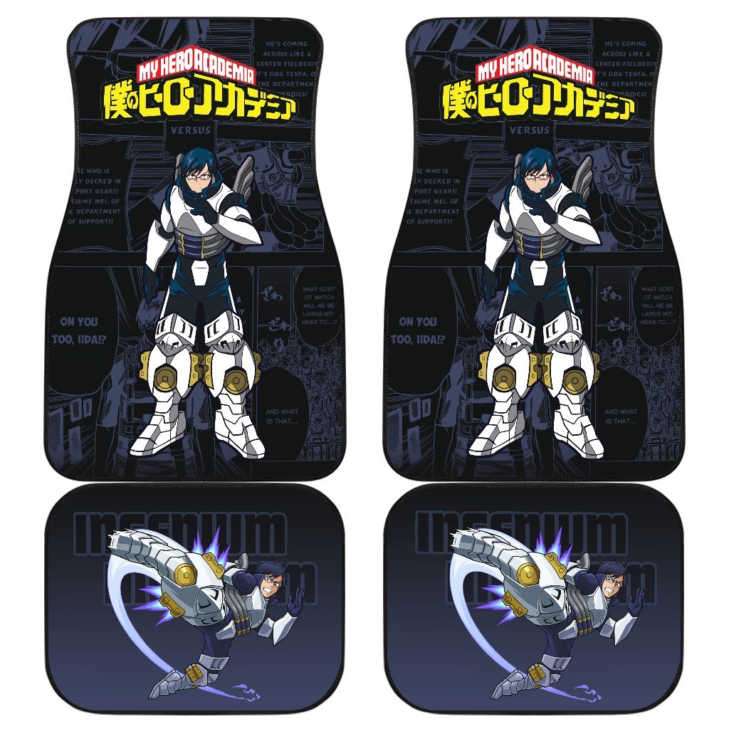 Tenya Ida My Hero Academia Car Floor Mats Manga Mixed Anime-Gear Wanta