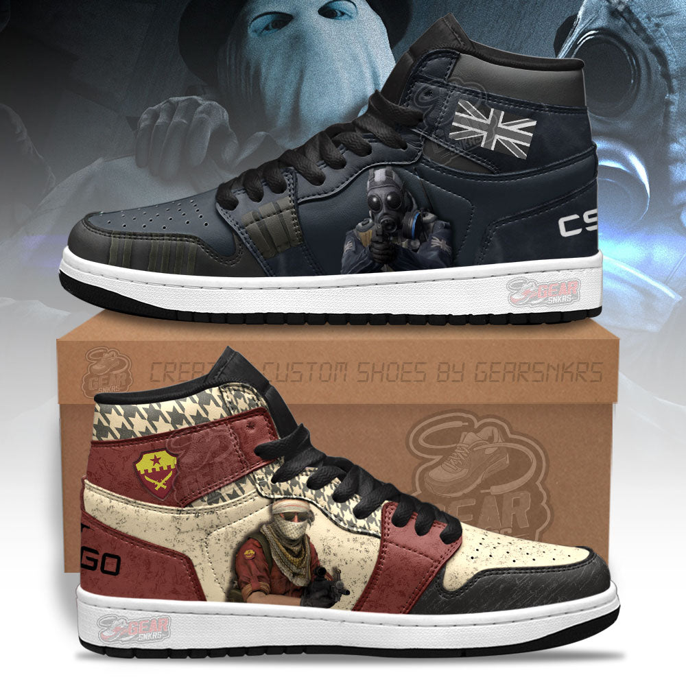 Terrorist vs Terrorist Counter-Strike Skins Shoes Custom For Fans-Gear Wanta