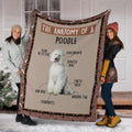 The Anatomy Of Poodle Dog Fleece Blanket Funny-Gear Wanta