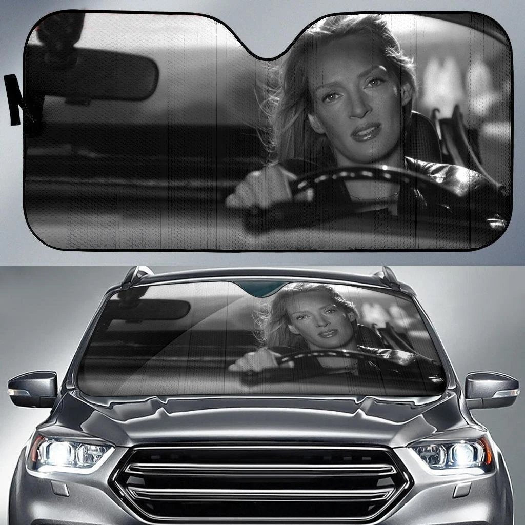 The Bride In Car Kill Bill Vintage Car Sun Shade Visor-Gear Wanta