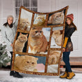 The Exotic Cat Fleece Blanket Amazing For Cat Lover-Gear Wanta