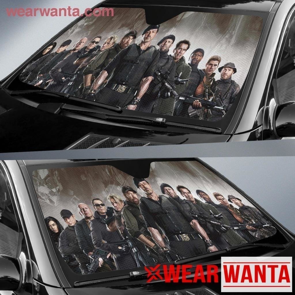 The Expendables Car Sun Shade-Gear Wanta