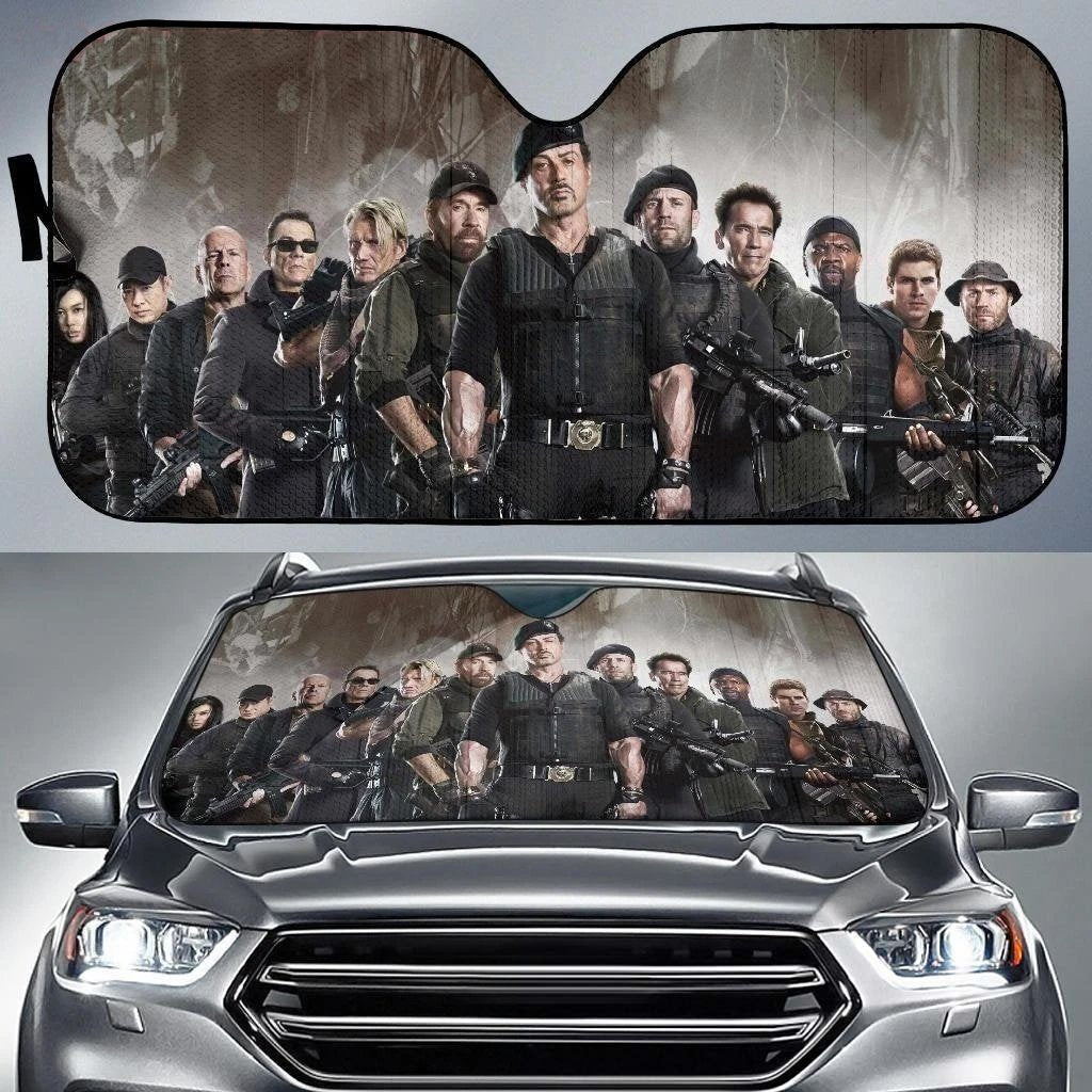 The Expendables Car Sun Shade-Gear Wanta