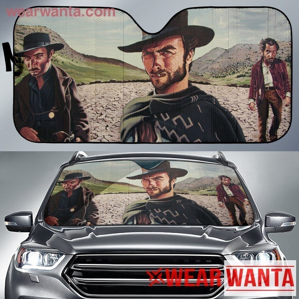 The Good The Bad The Ugly Car Sun Shade-Gear Wanta