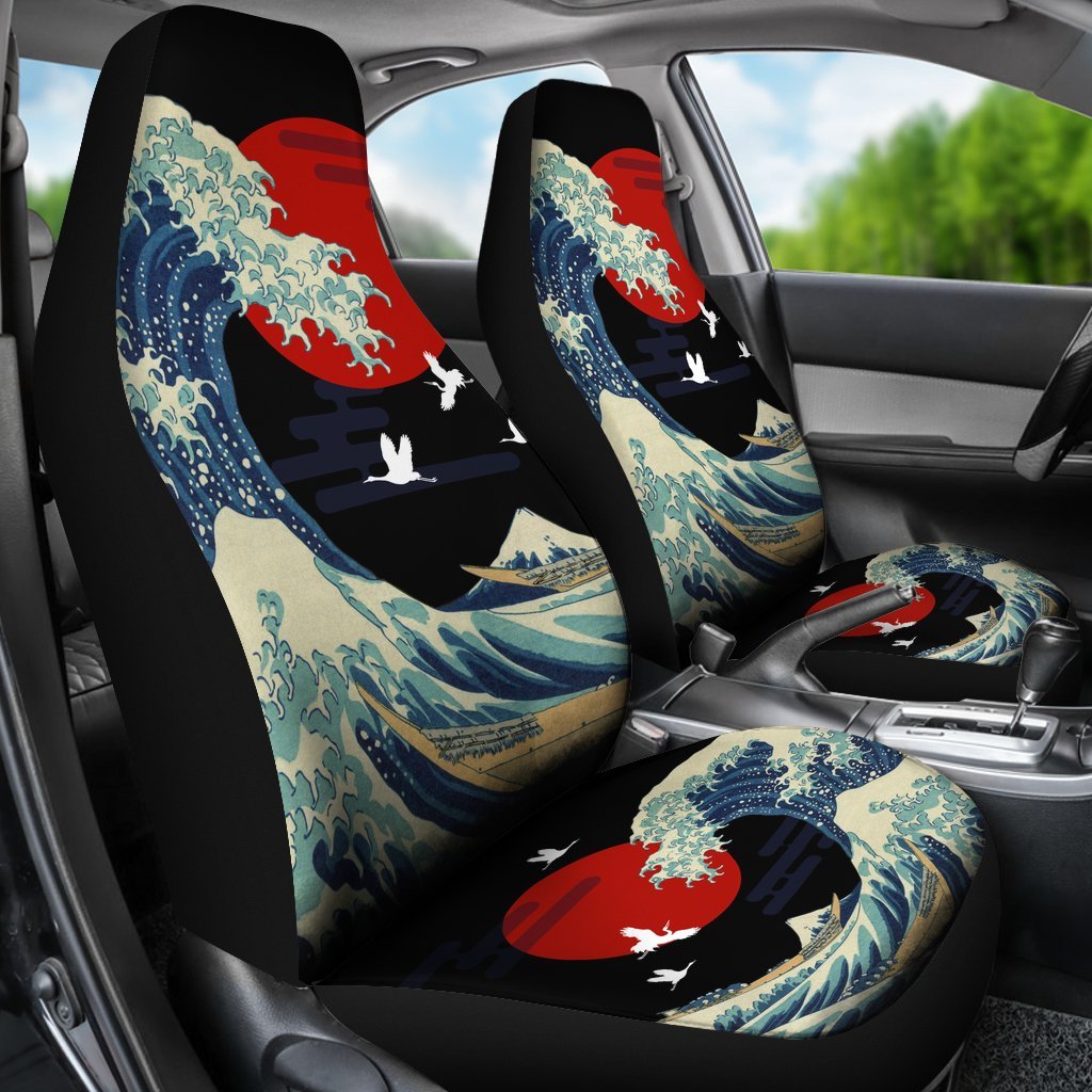 The Great Wave Off Kanagawa Car Seat Covers-Gear Wanta