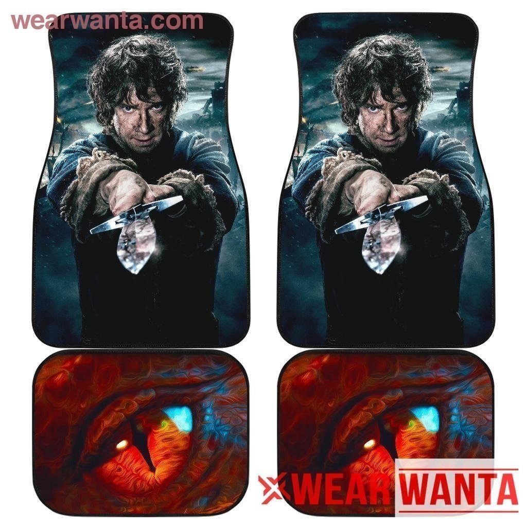 The Hobbit Bilbo Baggins & Smug Eye Car Floor Mats Custom Car Accessories-Gear Wanta