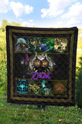 The Legend Of Zelda Majora's Mask Quilt Blanket Gift Idea-Gear Wanta