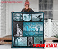The Love Between Father And Daughter To The Moon And Back Blanket-Gear Wanta