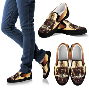 The Mandalorian Slip Ons Shoes Custom-Gear Wanta