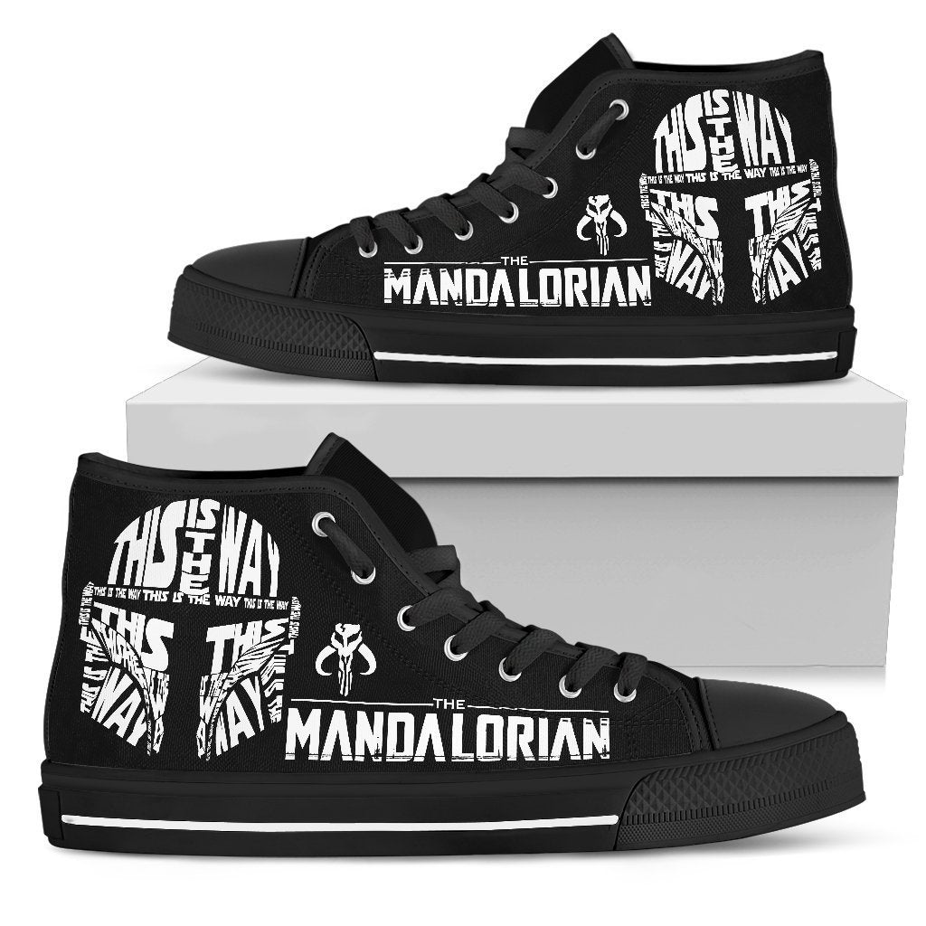The Mandalorian Sneakers This Is Way High Top Shoes-Gear Wanta