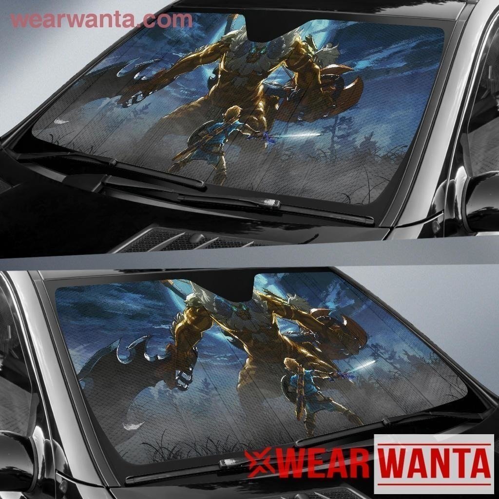 The Master Trial Legend Of Zelda Car Sun Shade-Gear Wanta