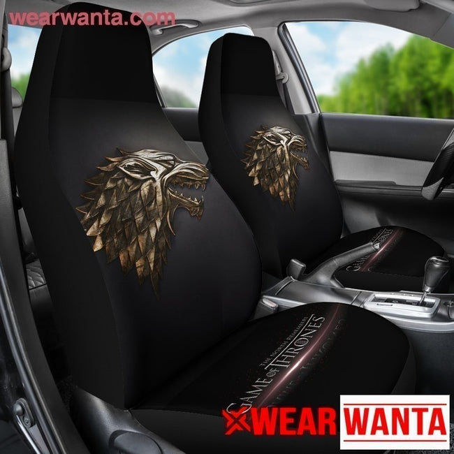 The North Remembers House Stark Car Seat Covers Custom Game Of Thrones-Gear Wanta
