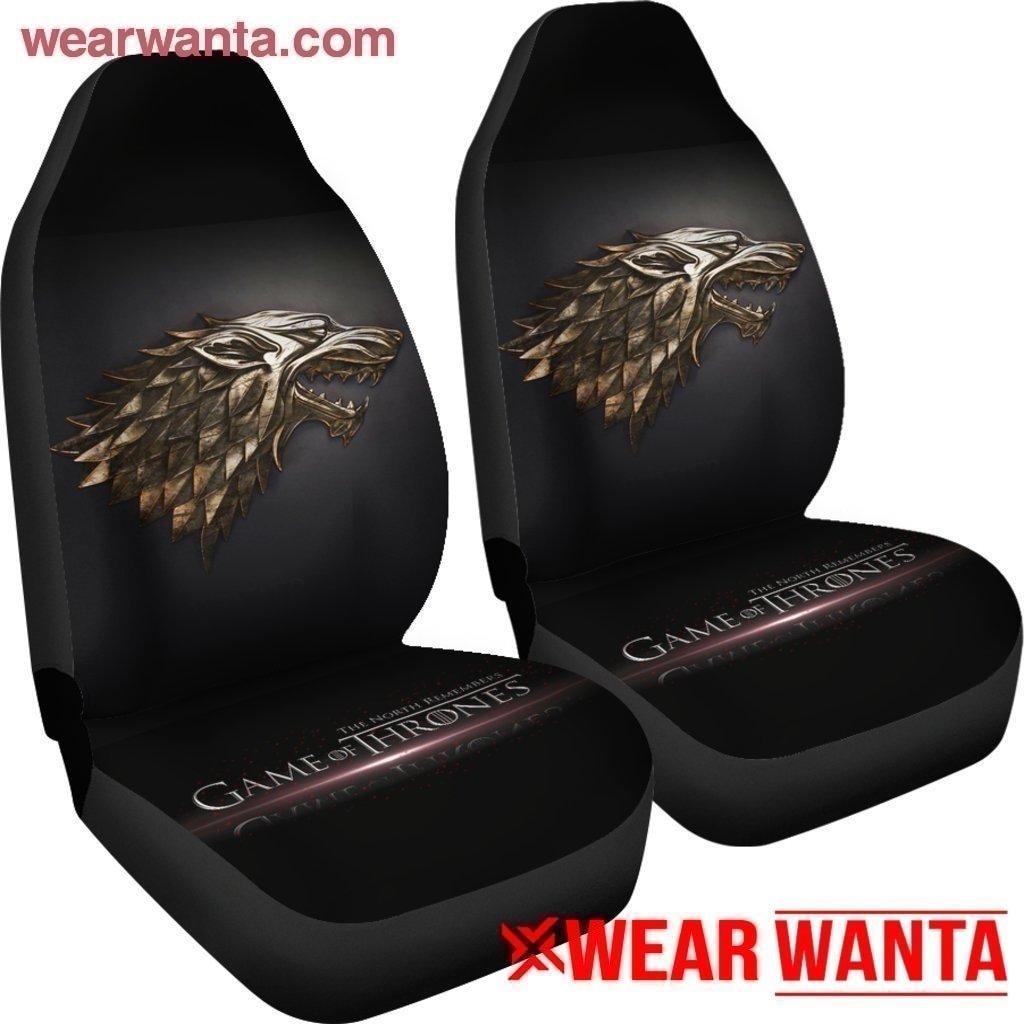 The North Remembers House Stark Car Seat Covers Custom Game Of Thrones-Gear Wanta