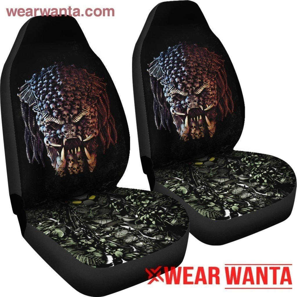 The Predator Face Car Seat Covers-Gear Wanta