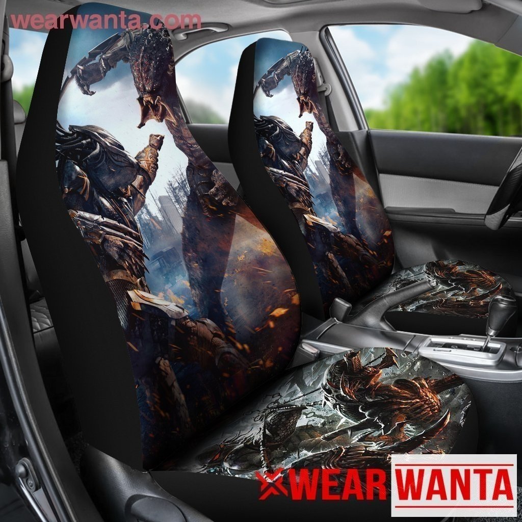 The Predator Movie Fight Car Seat Covers-Gear Wanta