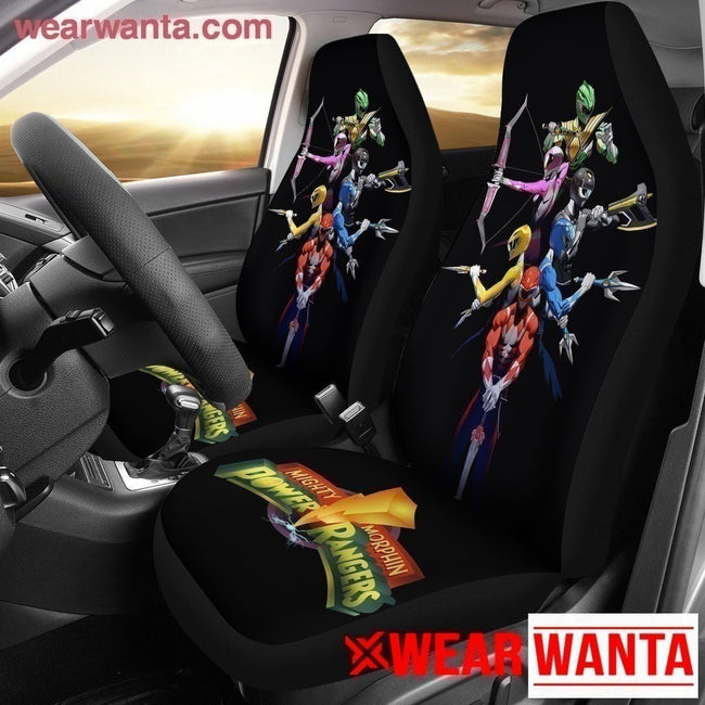 The Six Original Mighty Morphin Power Rangers Car Seat Covers MN04-Gear Wanta