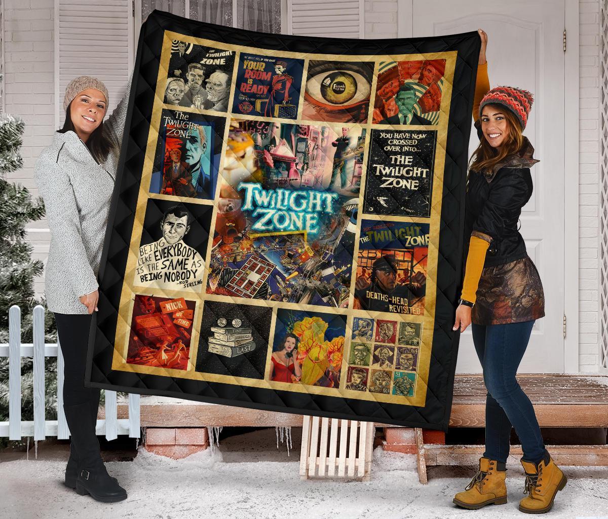 The Twilight Zone Quilt Blanket TV Show Fan Gift Idea-Gear Wanta