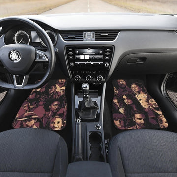 The Walking Dead Characters Art Car Floor Mats-Gear Wanta