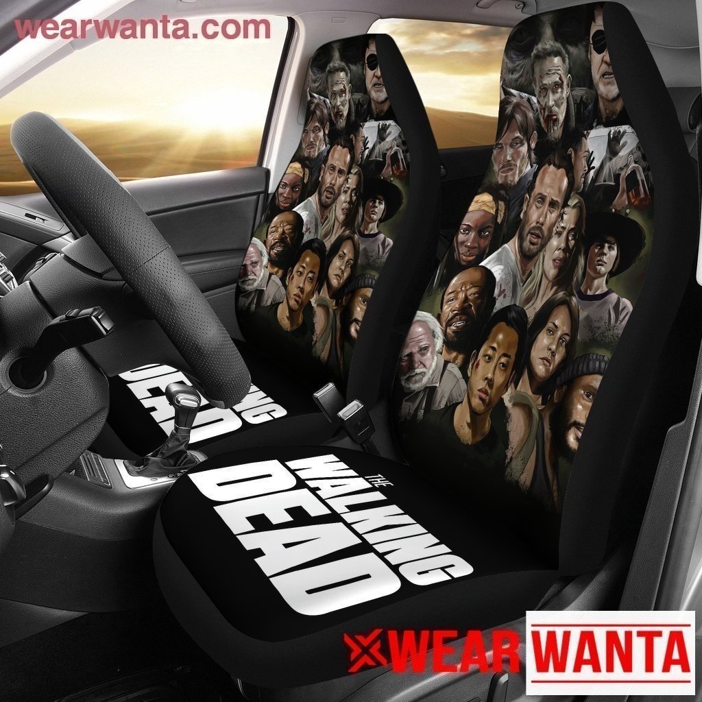 The Walking Dead Characters Art Car Seat Covers MN05-Gear Wanta