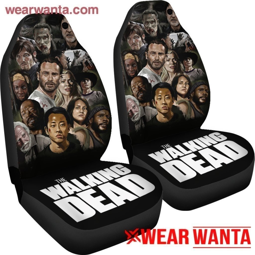 The Walking Dead Characters Art Car Seat Covers MN05-Gear Wanta