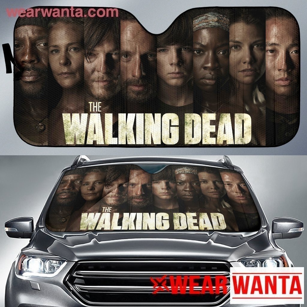 The Walking Dead Characters Photo Car Sun Shade-Gear Wanta