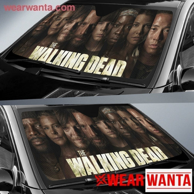 The Walking Dead Characters Photo Car Sun Shade-Gear Wanta