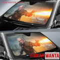The Witcher Fire Car Sun Shade-Gear Wanta