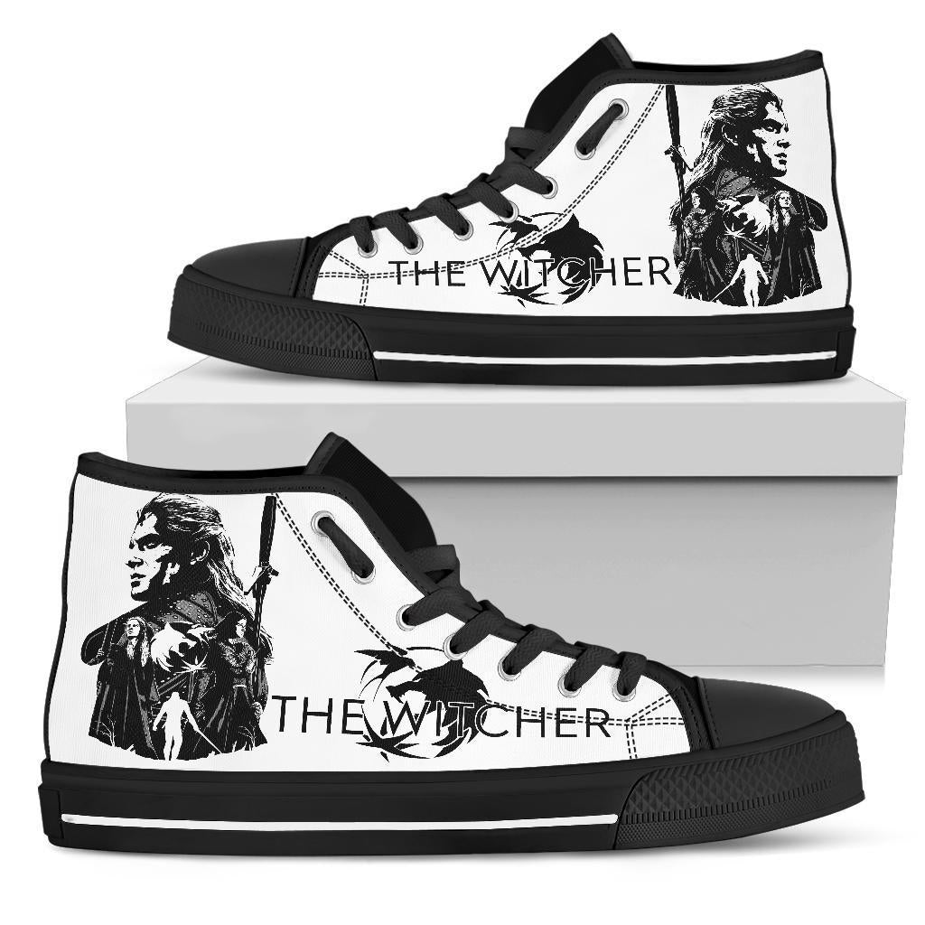 The Witcher Sneakers Movies High Top Shoes Custom-Gear Wanta