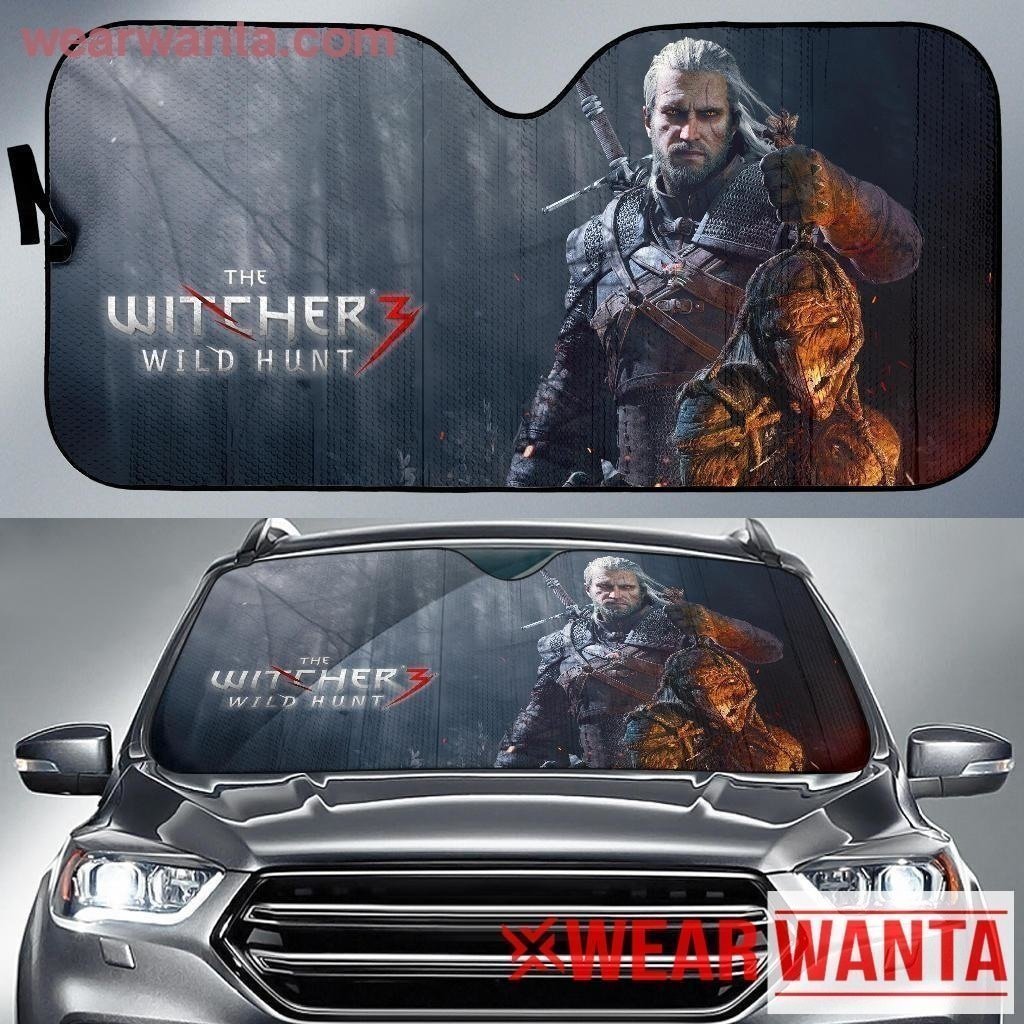 The Witcher Wild Hunt 3 Car Sun Shade-Gear Wanta