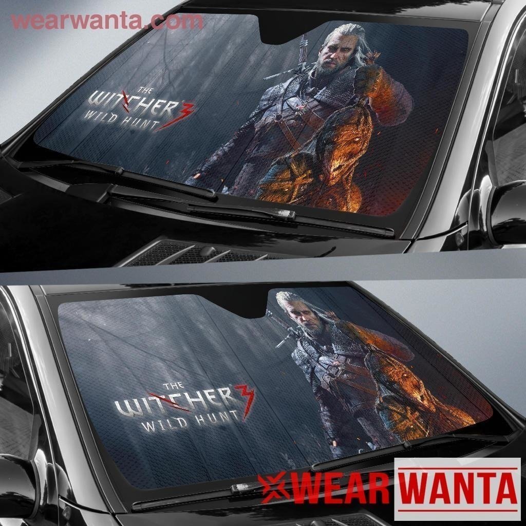 The Witcher Wild Hunt 3 Car Sun Shade-Gear Wanta