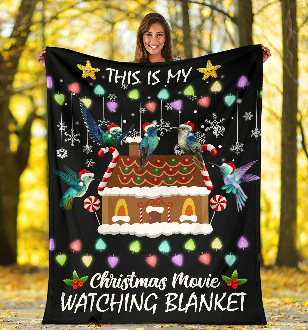 This Is My Christmas Watching Movie Fleece Blanket Ginger Bead House-Gear Wanta