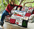 Through The Snow Labrador Dog Quilt Blanket Xmas-Gear Wanta