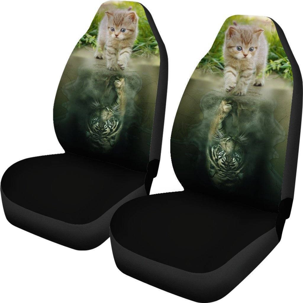 Tiger Cat Car Seat Covers For Cat Lover-Gear Wanta