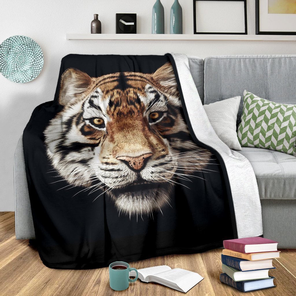 Tiger Fleece Blanket Home Bedding-Gear Wanta