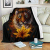 Tiger Face Fleece Blanket Gift For Tiger Lover-Gear Wanta