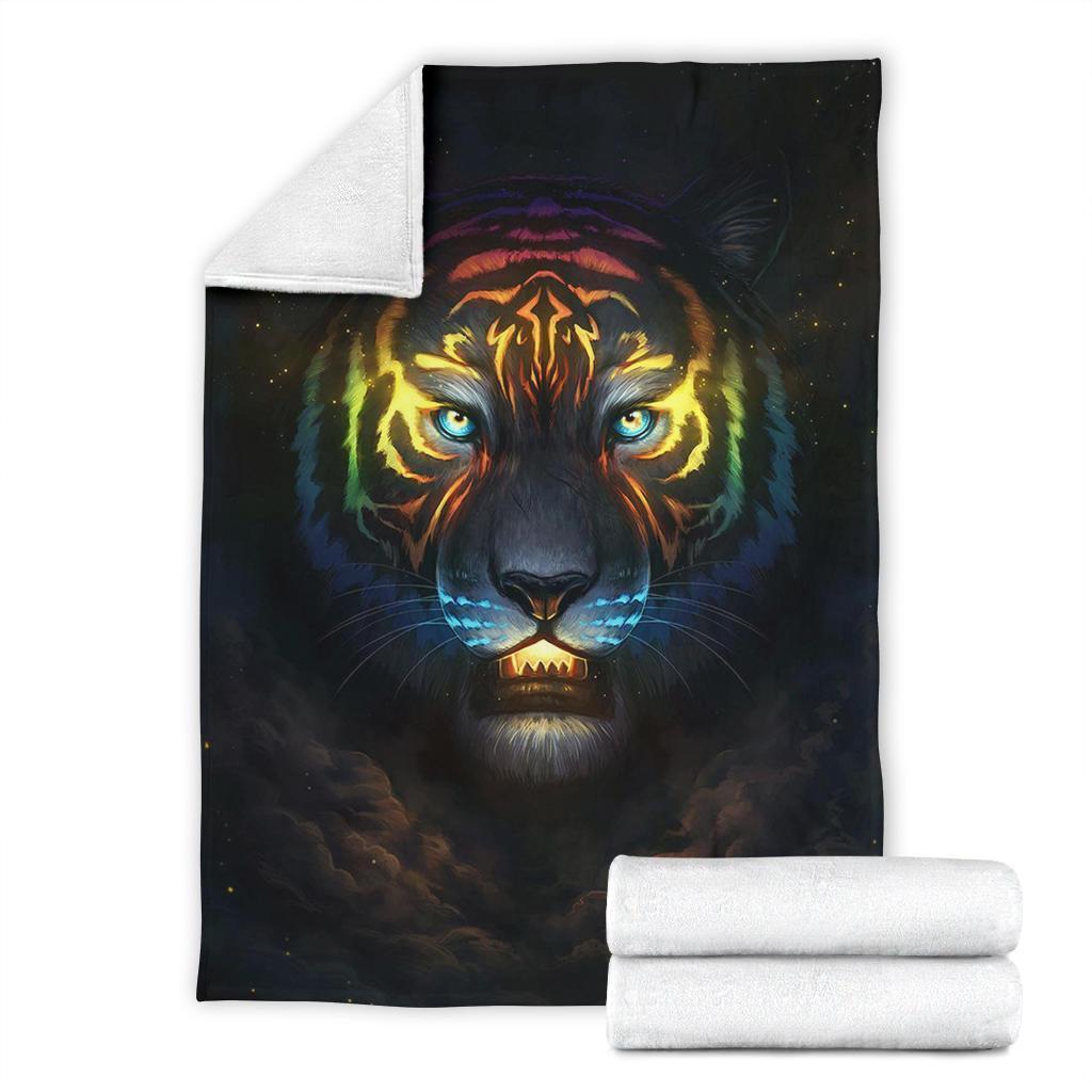 Tiger Fleece Blanket Custom Tiger Home Decoration-Gear Wanta
