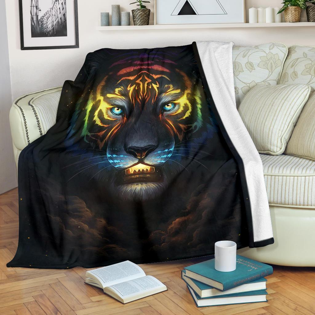 Tiger Fleece Blanket Custom Tiger Home Decoration-Gear Wanta