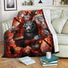 Tiger Ninja Fleece Blanket Amazing Graphic Gift Idea-Gear Wanta