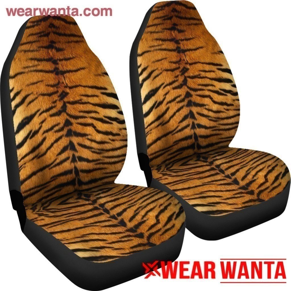 Tiger Skin Pattern Tiger Car Seat Covers-Gear Wanta