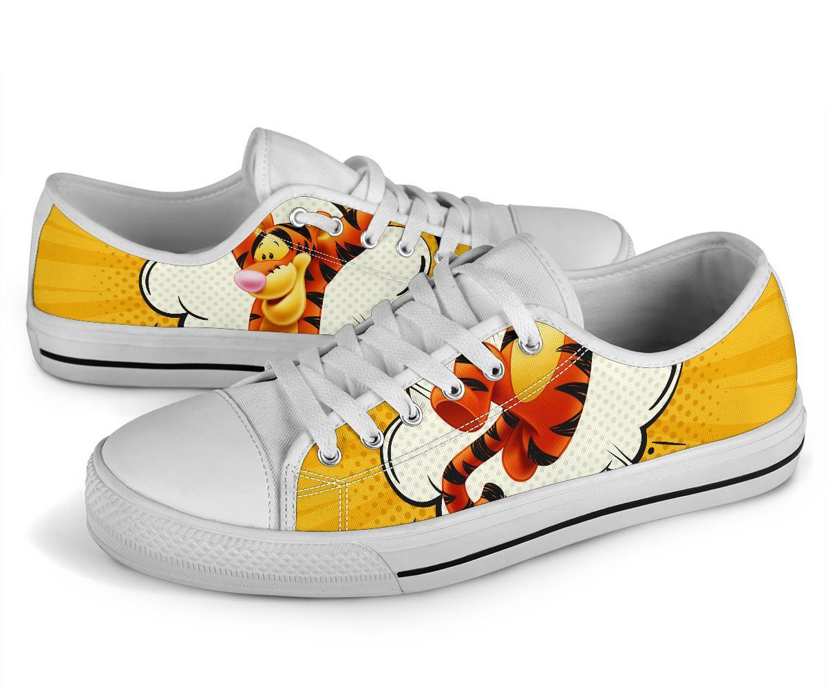 Tigger Sneakers Low Top Shoes Custom Idea PT20-Gear Wanta