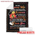 To My Gorgeous Wife Blanket Custom Gifts From Husband Home Decoration-Gear Wanta