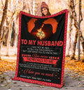 To My Husband Blanket Custom Gifts From Wife Home Decoration-Gear Wanta