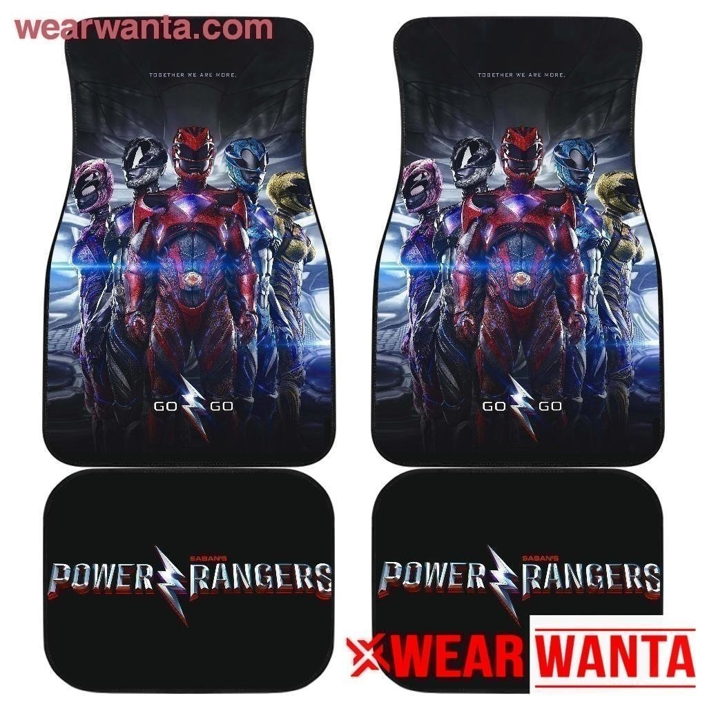 Together We Are More Saban's Go Go Power Rangers Car Mats MN04-Gear Wanta